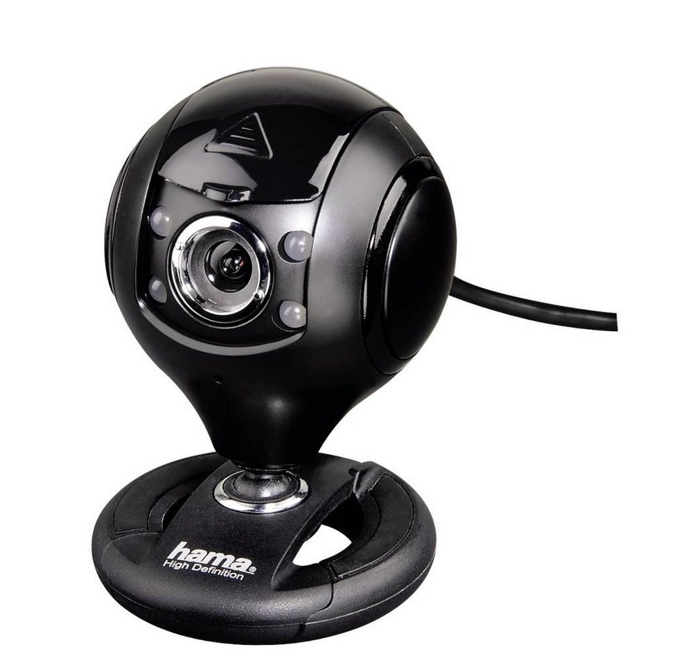 Hama HD-Webcam "" Webcam (Standfuß, Klemm-Halterung) von Hama