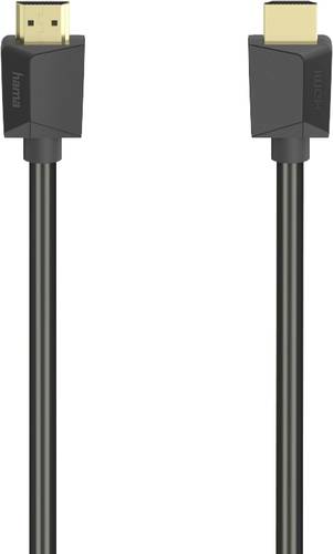 Hama HDMI Anschlusskabel HDMI-A Stecker, HDMI-A Stecker 5.00m Schwarz 00200704 HDMI-Kabel von Hama