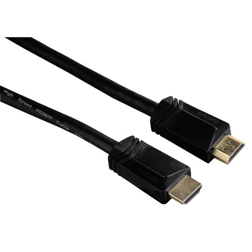 Hama HDMI-Kabel (hohe Übertragungsgeschwindigkeit, vergoldete Stecker, 5 m) von Hama