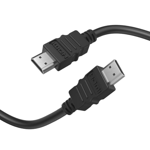 Hama HDMI Kabel 1,5 m lang (High Speed HDMI Cable, ARC, Monitorkabel mit hochwertigem Kunststoffmantel, Verbindung von PC/Notebook mit Monitor, TV, Beamer, Playstation, XBOX) von Hama