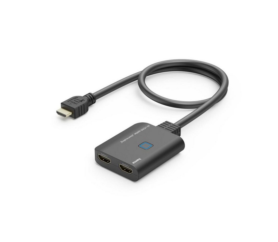 Hama HDMI-Splitter HDMI Splitter 4K, 1 In 2 Out, 30Hz, USB-Stromversorgung, LED-Anzeige Hama HDMI-Splitter HDMI Splitter 4K, 1 In 2 Out, 30Hz, USB-Stromversorgung, LED-Anzeige von Hama