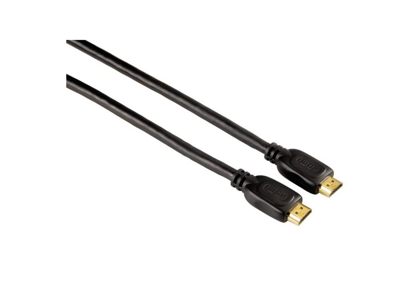 Hama HQ 1,5m High-Speed HDMI-Kabel vergoldet Video-Kabel, HDMI, (150 cm), Full HD TV ARC 3D 1080p HD TV LED LCD OLED Plasma vergoldete Stecker von Hama