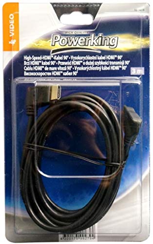 Hama HQ 3m HDMI-Kabel 90° Grad Stecker Winkel gewinkelt 3D 1080p HD TV LED LCD Hama HQ 3m HDMI-Kabel 90° Grad Stecker Winkel gewinkelt 3D 1080p HD TV LED LCD von Hama