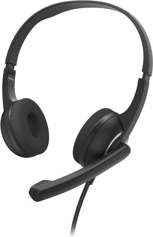 Hama HS-P150 V2 - Headset - On-Ear - kabelgebunden - 3,5 mm Stecker - Schwarz von Hama