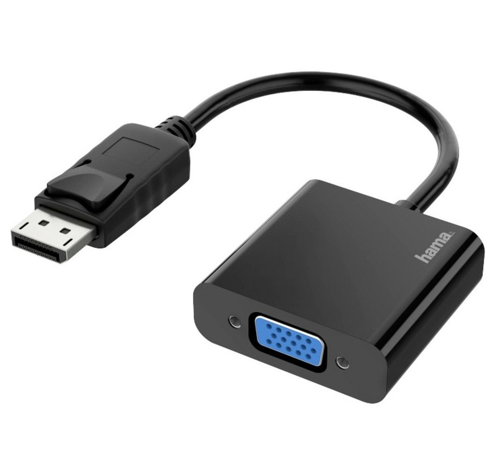 Hama Hama 00200337 DisplayPort / VGA Adapter [1x UK-Stecker - 1x DisplayPor TV-Adapter Hama Hama 00200337 DisplayPort / VGA Adapter [1x UK-Stecker - 1x DisplayPor TV-Adapter von Hama