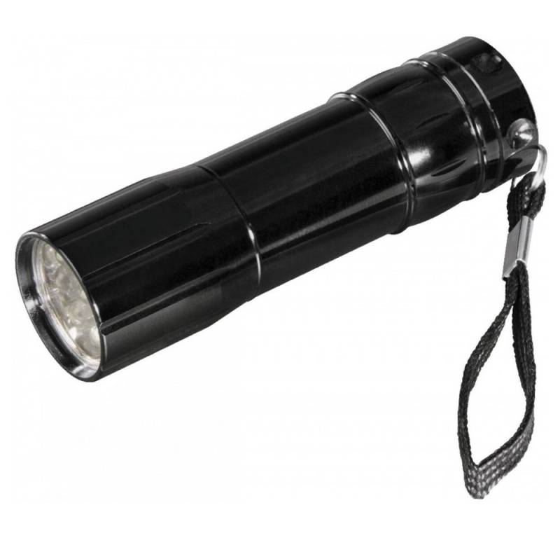Hama Hama 136234 FL-92 Schwarz Mini-Taschenlampe Elektro-Kabel, Robustes Metallgehäuse von Hama