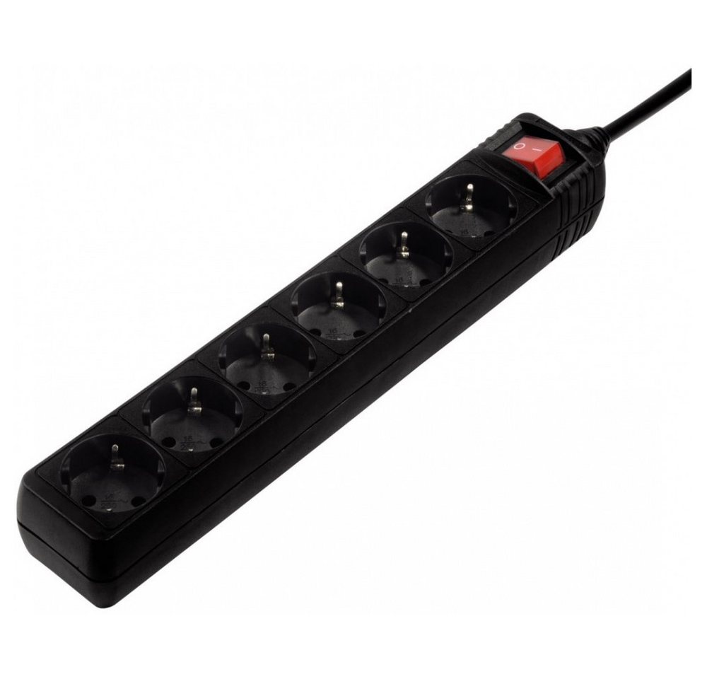 Hama Hama 6-fach Steckdosenleiste mit Schalter Audio- & Video-Adapter Schuko Hama Hama 6-fach Steckdosenleiste mit Schalter Audio- & Video-Adapter Schuko von Hama