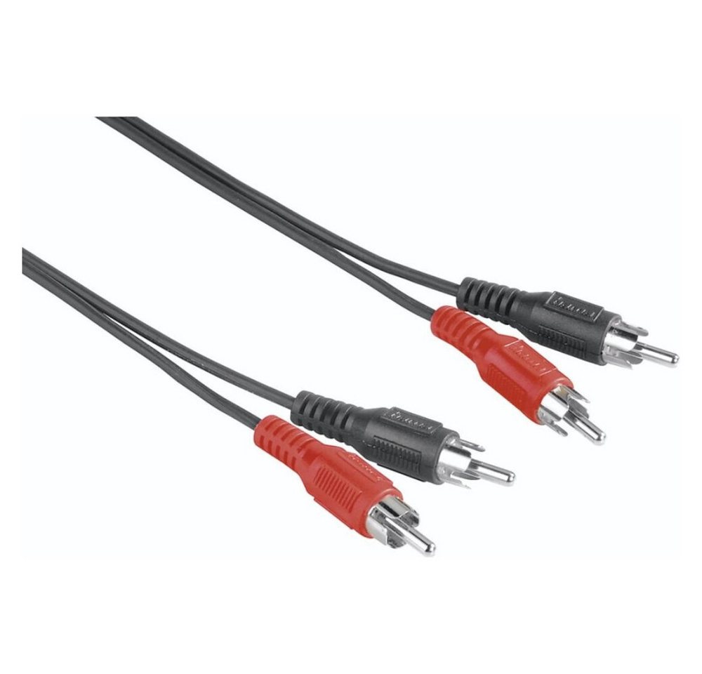Hama Hama Audio-Kabel 2,5m 2 Cinch-Stecker schwarz Audio-Kabel, Cinch-Stecker, Cinch-Stecker, Hochwertiges Audio-Kabel mit 2,5 m Länge Hama Hama Audio-Kabel 2,5m 2 Cinch-Stecker schwarz Audio-Kabel, Cinch-Stecker, Cinch-Stecker, Hochwertiges Audio-Kabel mit 2,5 m Länge von Hama