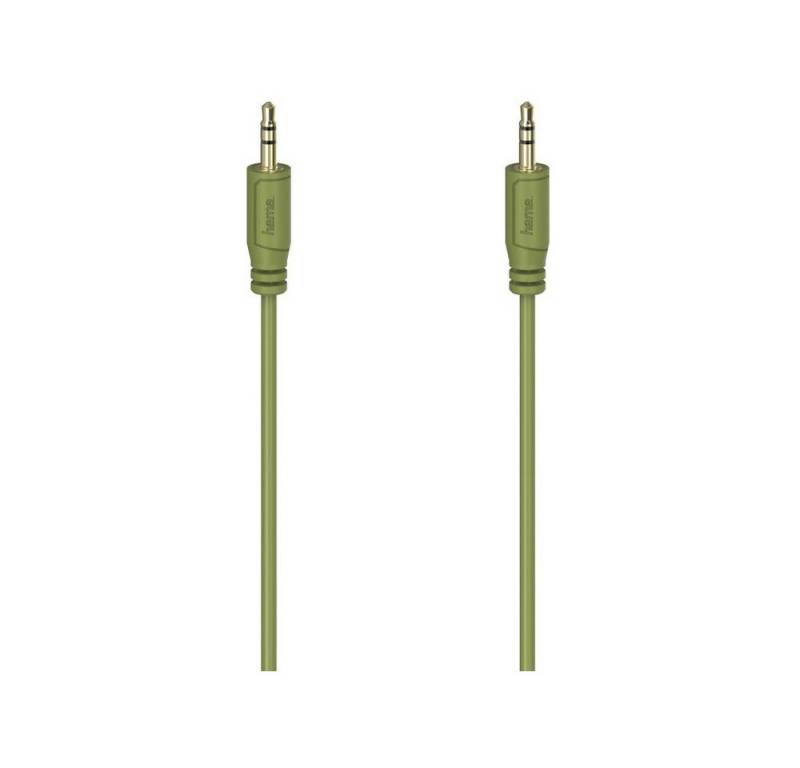 Hama Hama Audio-Kabel Flexi-Slim 0,75m für mobile Geräte. Audio- & Video-Adapter 3,5-mm-Klinken-Stecker zu 3,5-mm-Klinken-Stecker von Hama