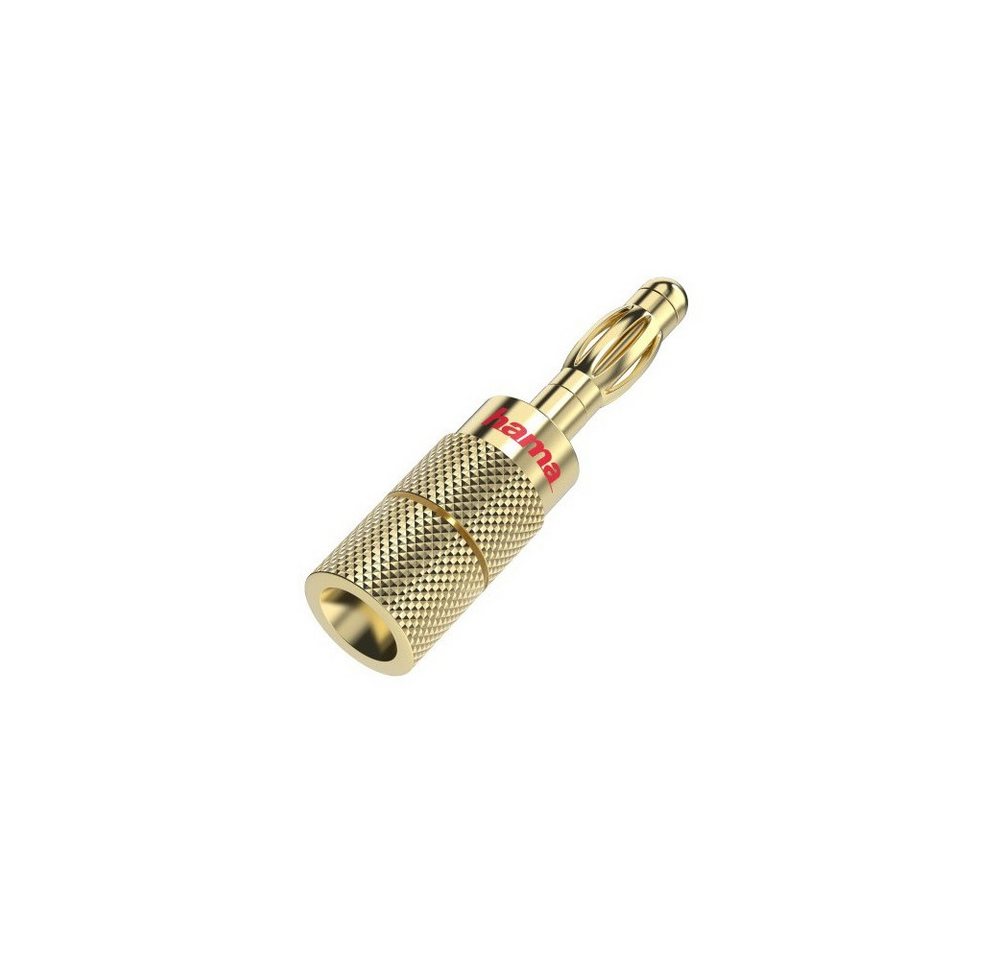 Hama Hama Audio-Lautsprecheradapter 4er-Set Bananen-Stecker Audio-Adapter Bananen-Stecker zu Bananen-Stecker Hama Hama Audio-Lautsprecheradapter 4er-Set Bananen-Stecker Audio-Adapter Bananen-Stecker zu Bananen-Stecker von Hama