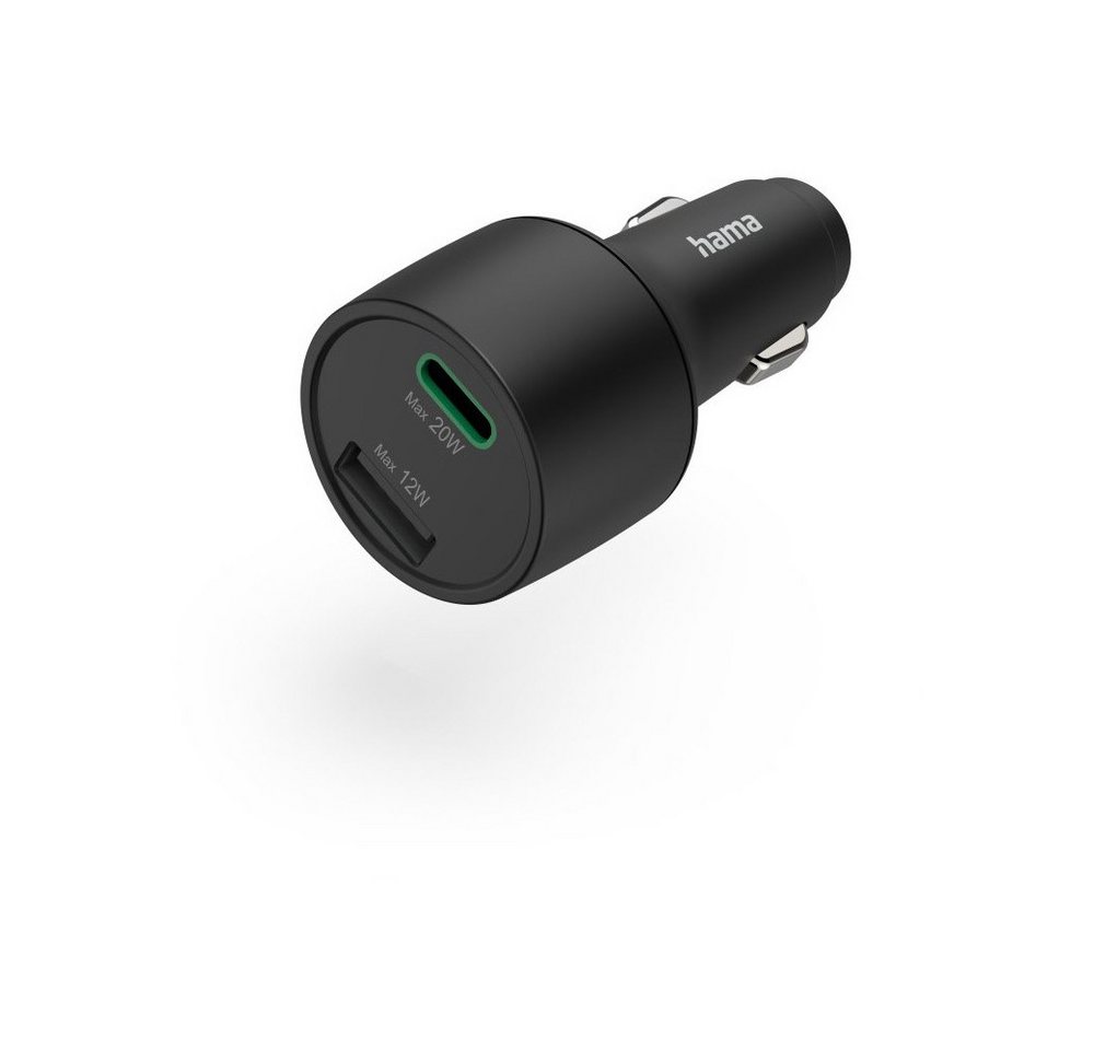 Hama Hama Auto-Schnellladegerät 32W schwarz Smartphone-Ladegerät (Ladestecker, 32W Kfz-Ladegerät für Smartphones, Qualcomm Quick Charge 3.0) von Hama