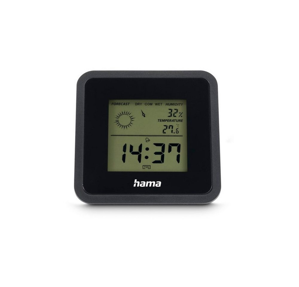 Hama Hama Borneo Thermo-Hygrometer schwarz für Zuhause. Wetterstation Hama Hama Borneo Thermo-Hygrometer schwarz für Zuhause. Wetterstation von Hama