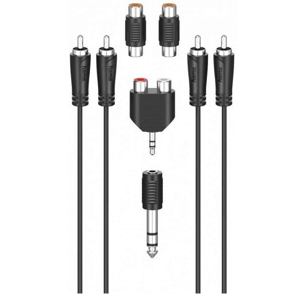 Hama Hama Cinch-Anschluss-Set 2,5m schwarz für HiFi-Geräte. Audio-Adapter Cinch zu Audio Adapter Hama Hama Cinch-Anschluss-Set 2,5m schwarz für HiFi-Geräte. Audio-Adapter Cinch zu Audio Adapter von Hama