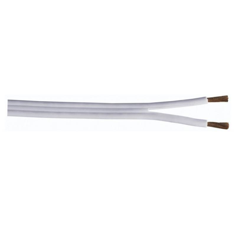 Hama Hama Lautsprecherkabel Acoustic 2x 0,75m weiß Audio- & Video-Kabel, Kabel Audio-, Kabel Audio-, Hochwertiges Lautsprecherkabel von Hama