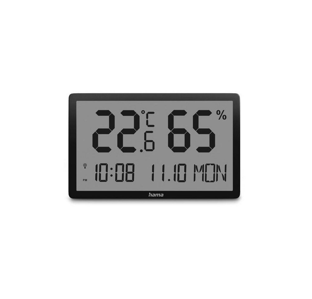 Hama Hama Lombok Thermo-Hygrometer mit digitaler Anzeige. Wetterstation (FSC-zertifizierte Verpackung) von Hama