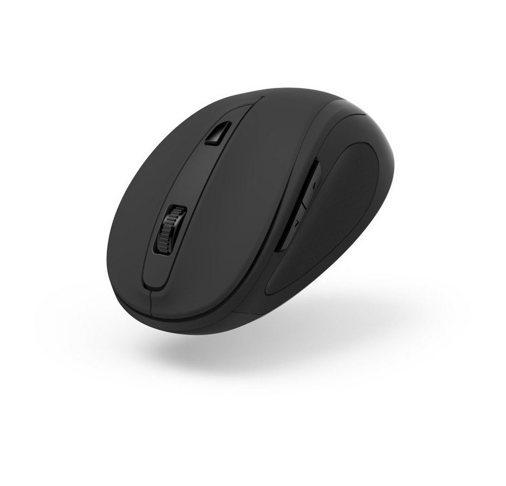 Hama Hama MW-400 V2 kabellose Maus schwarz - Zubehör Maus (2,4 GHz Technologie, An-Aus-Schalter) von Hama