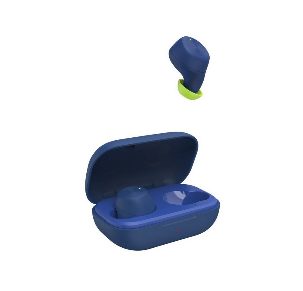 Hama Hama Spirit Chop True Wireless Kopfhörer blau wireless Kopfhörer (True Wireless für kabellosen Genuss, Unterstützt Siri und Google Assistant, Bluetooth, Spritzwassergeschützt nach IPX4) von Hama