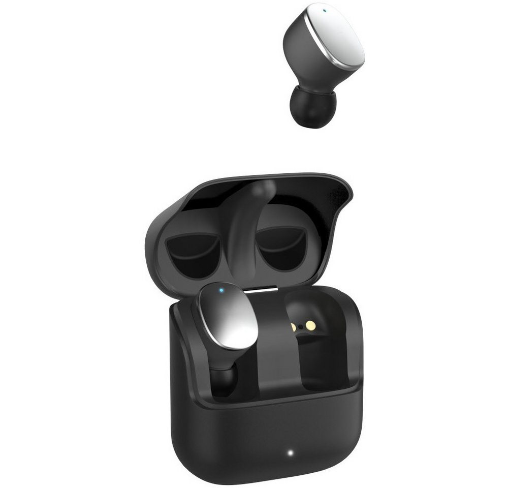 Hama Hama Spirit Pure True Wireless Kopfhörer schwarz. wireless Kopfhörer (True Wireless für maximale Freiheit, Intuitive Sprachsteuerung, True Wireless für maximale Freiheit) von Hama