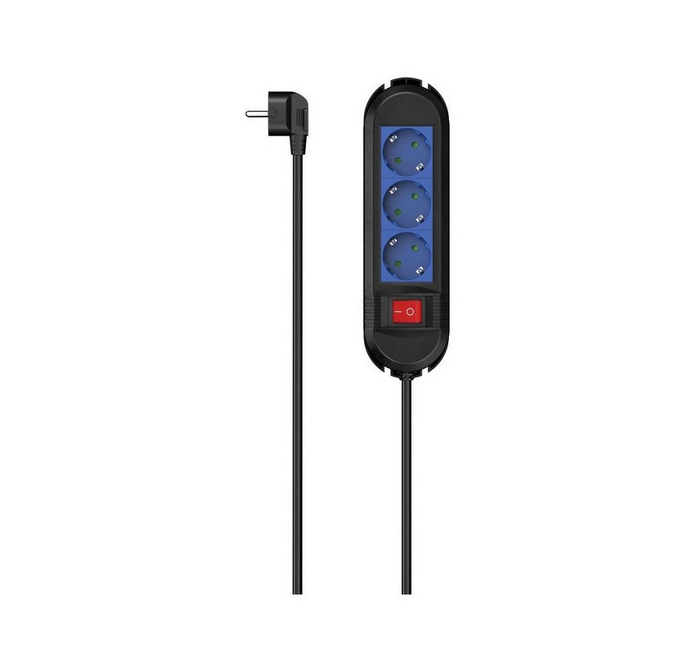 Hama Hama Steckdosenleiste 3-fach blau/schwarz 1,5m Audio- & Video-Adapter 3-fach Steckdosenleiste zu 3-fach Steckdosenleiste Hama Hama Steckdosenleiste 3-fach blau/schwarz 1,5m Audio- & Video-Adapter 3-fach Steckdosenleiste zu 3-fach Steckdosenleiste von Hama