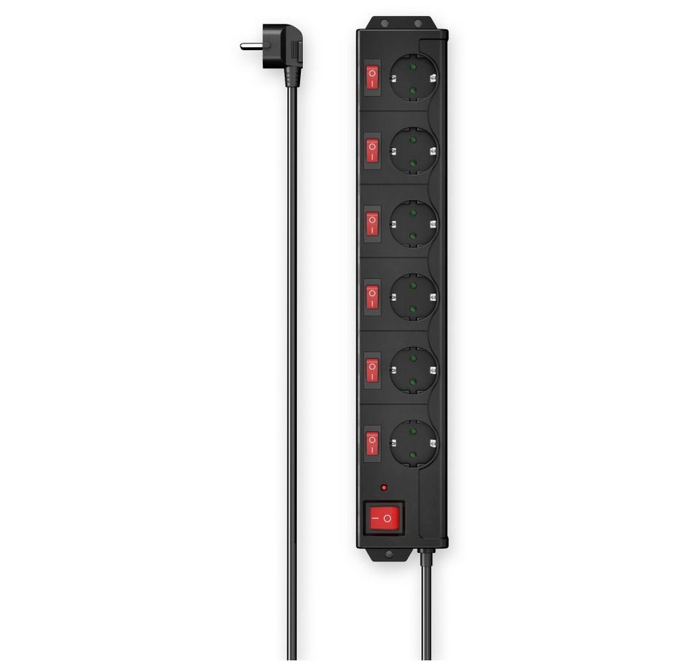 Hama Hama Steckdosenleiste 6-fach schwarz - Mehrfachsteckdose. Audio- & Video-Adapter 6-fach Steckdosenleiste zu 6-fach Steckdosenleiste Hama Hama Steckdosenleiste 6-fach schwarz - Mehrfachsteckdose. Audio- & Video-Adapter 6-fach Steckdosenleiste zu 6-fach Steckdosenleiste von Hama