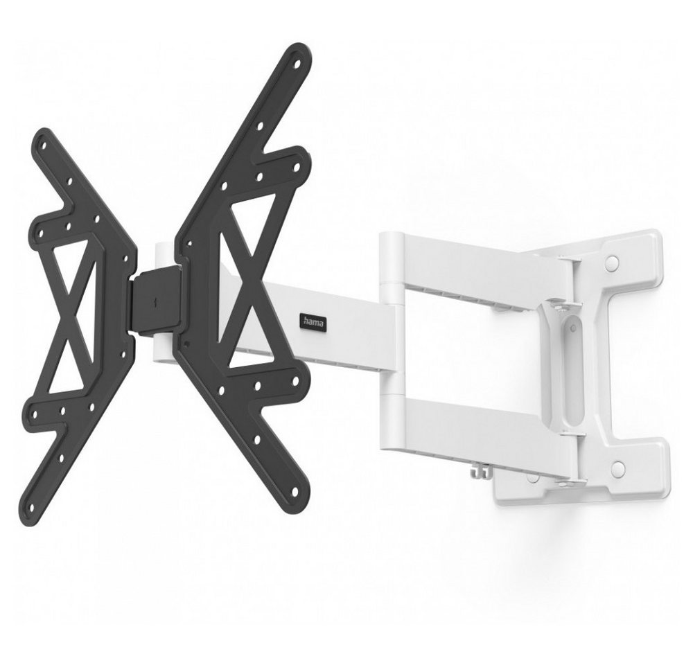 Hama Hama TV-Wandhalterung 32-65" schwarz/weiß TV-Ständer, (bis 65 Zoll, Vollbewegliche Wandhalterung für 32-65 Zoll Flachbildschirme, Vollbewegliche Wandhalterung) von Hama