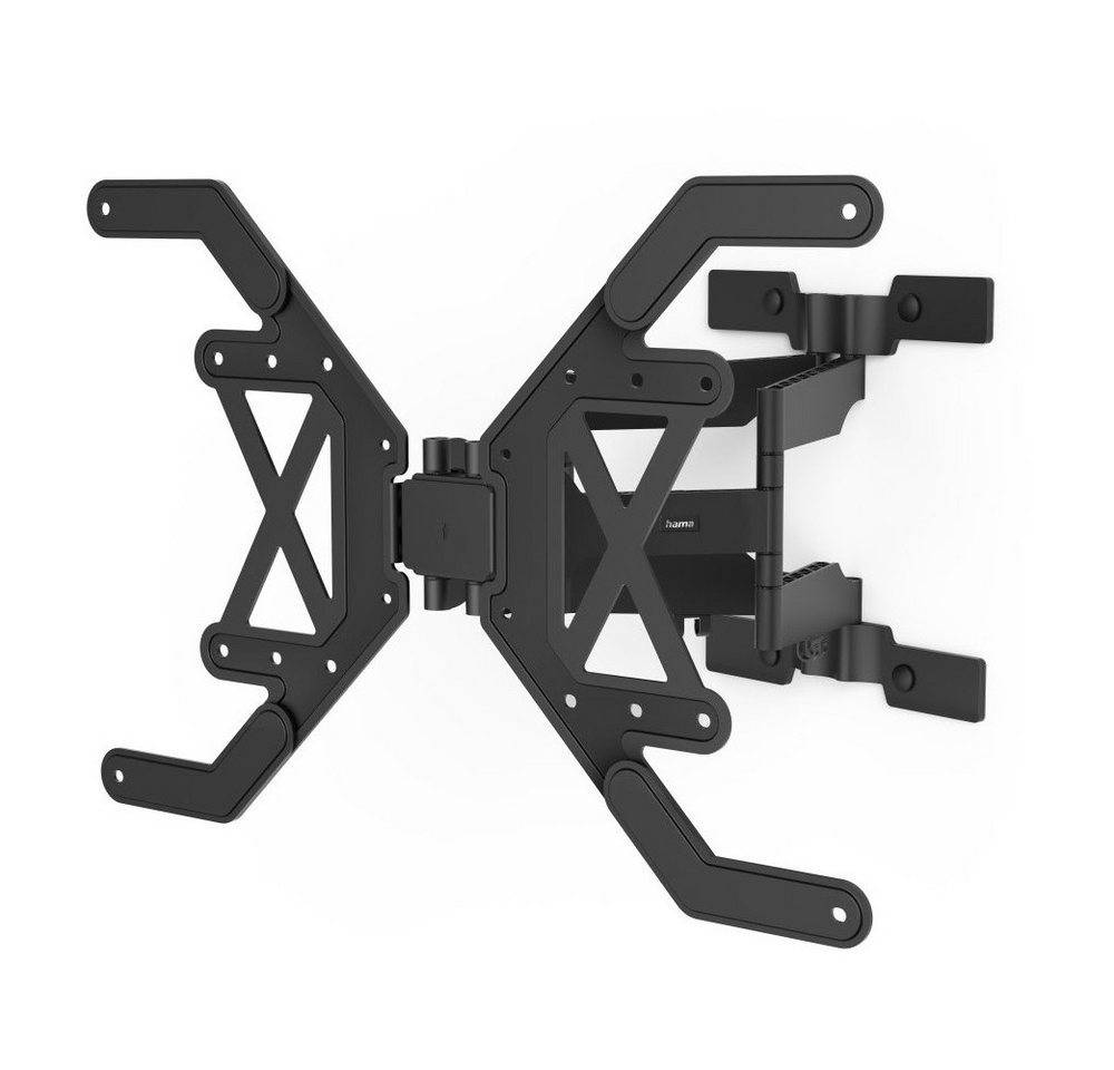 Hama Hama TV-Wandhalterung 37-90" schwarz für Fernseher TV-Ständer, (bis 90 Zoll, Voll bewegliche Halterung für 37-90 Zoll TVs, Voll bewegliche Halterung für optimale Blickwinkelanpassung) von Hama