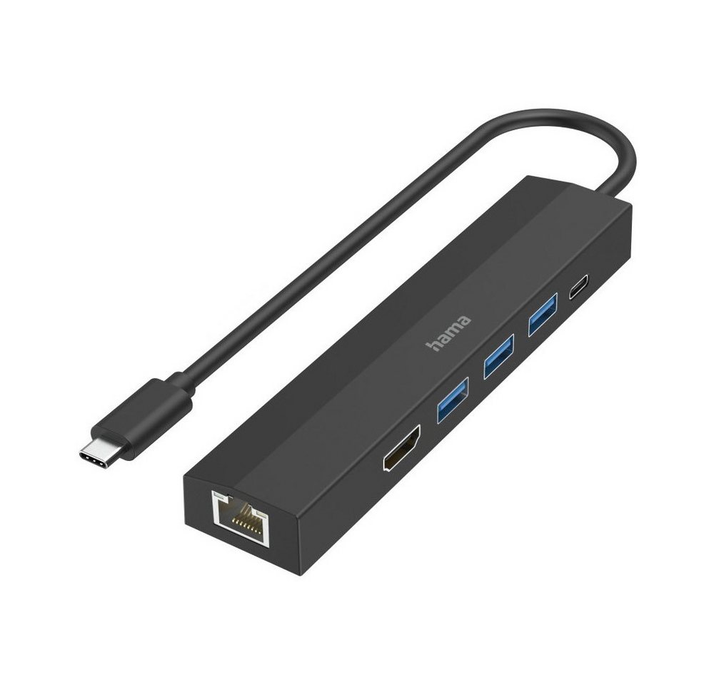 Hama Hama USB-C-Hub 6 Ports schwarz Multiport-Adapter USB-Adapter USB C zu USB-C Hama Hama USB-C-Hub 6 Ports schwarz Multiport-Adapter USB-Adapter USB C zu USB-C von Hama