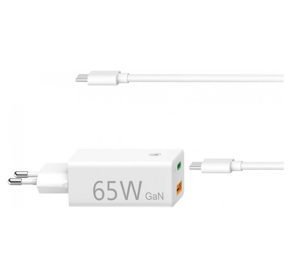 Hama Hama USB-C-Notebook-Netzteil weiß Notebook-Ladegerät (Universal-USB-C-Netzteil, Universelles USB-C Netzteil, kompatibel mit Power Delivery, Kompatibel mit Power Delivery) von Hama