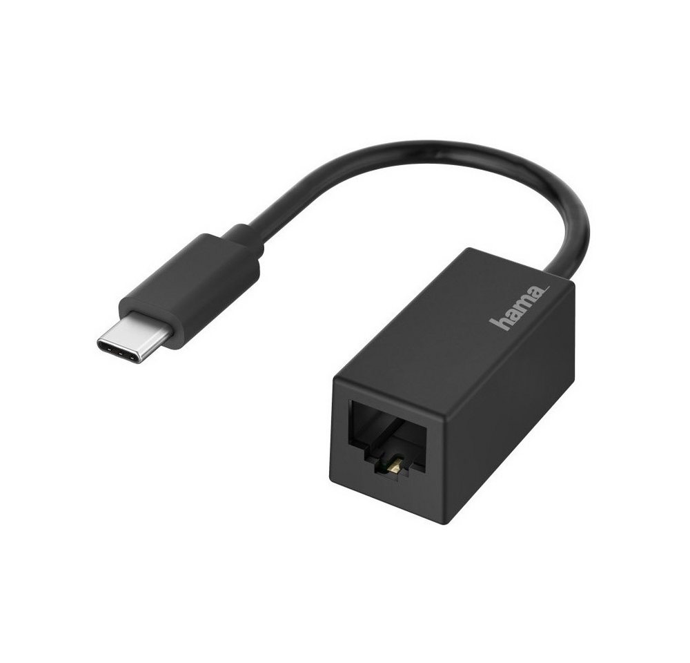 Hama Hama USB-C auf RJ45 Gigabit Ethernet Adapter Computer-Adapter RJ45 zu Adapter Hama Hama USB-C auf RJ45 Gigabit Ethernet Adapter Computer-Adapter RJ45 zu Adapter von Hama