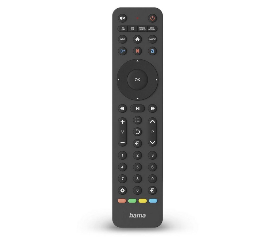 Hama Hama Universalfernbedienung TV Infrarot Für 8 Geräte App-Tasten Fernbedienung Hama Hama Universalfernbedienung TV Infrarot Für 8 Geräte App-Tasten Fernbedienung von Hama