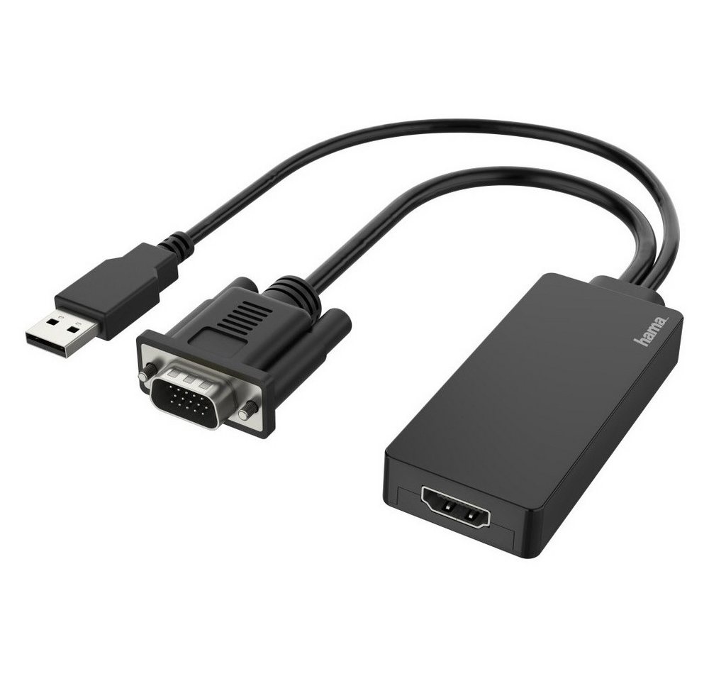 Hama Hama VGA+USB auf HDMI-Adapter schwarz - Adapter HDMI-Adapter VGA zu VGA+USB auf HDMI Hama Hama VGA+USB auf HDMI-Adapter schwarz - Adapter HDMI-Adapter VGA zu VGA+USB auf HDMI von Hama