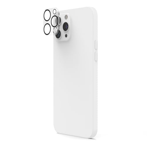 Hama Handy Kameraschutz für iPhone 16 Pro/16 Pro Max (iPhone Linsenschutz stoßfest, Kameraglas 9H, Handy Kamera Abdeckung Kratzfest, Panzerglas iPhone blasenfrei) von Hama