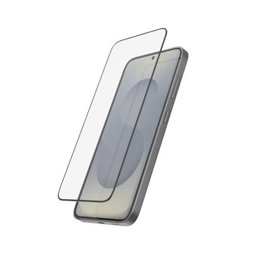 Hama Handy Schutzglas D3O für Samsung Galaxy S25 (Displayschutz bruchsicher, Anti-Fingerprint, Handyglas mit Montagehilfe, Vollschutz 10H, case-friendly, kratzfest, Displayglas Galaxy) von Hama