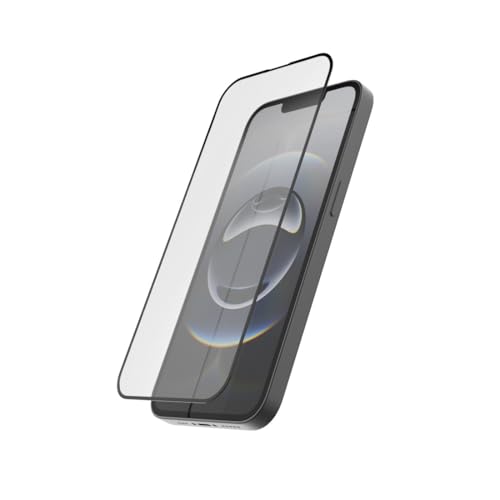 Hama Handy Schutzglas D3O für iPhone 13/13 Pro/14/16e (Displayschutz bruchsicher, Anti-Fingerprint, Handyglas mit Montagehilfe, Vollschutz 10H, case-friendly, kratzfest, Displayglas iPhone) von Hama