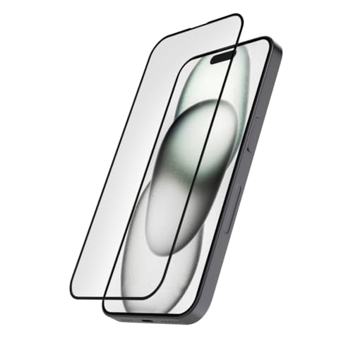 Hama Handy Schutzglas D3O für iPhone 15 Pro Max (Displayschutz bruchsicher, Anti-Fingerprint, Handyglas mit Montagehilfe, Vollschutz 10H, case-friendly, kratzfest, Displayglas iPhone) von Hama