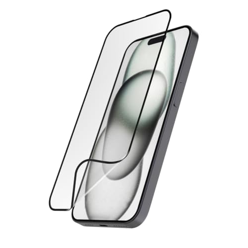Hama Handy Schutzglas bruchsicher für iPhone 15 (Displayschutz D3O, Vollschutz 9H, mit Montagehilfe, Displayschutzglas iPhone kratzfest, Anti-Fingerprint ultradünn, Schutzfolie stoßfest) Hama Handy Schutzglas bruchsicher für iPhone 15 (Displayschutz D3O, Vollschutz 9H, mit Montagehilfe, Displayschutzglas iPhone kratzfest, Anti-Fingerprint ultradünn, Schutzfolie stoßfest) von Hama