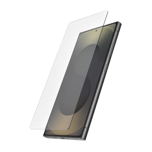 Hama Handy Schutzglas für Samsung Galaxy S25 Ultra (Displayschutz ultraklar Anti-Fingerprint, Montagehilfe, Vollschutz 9H ultradünn, case-friendly, kratzfest, Displayschutzglas Galaxy stoßfest) von Hama