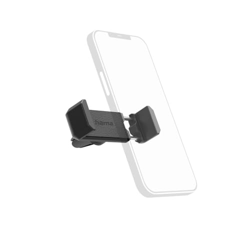 Hama Handyhalterung Auto, für Lüftung, universal bis 8,5cm Breite (Hochformat, Querformat, 360° drehbar, Klemmhalterung, Handyhalterung Auto Lüftung, Auto Zubehör, Auto Gadget, Kfz Handyhalterung) von Hama