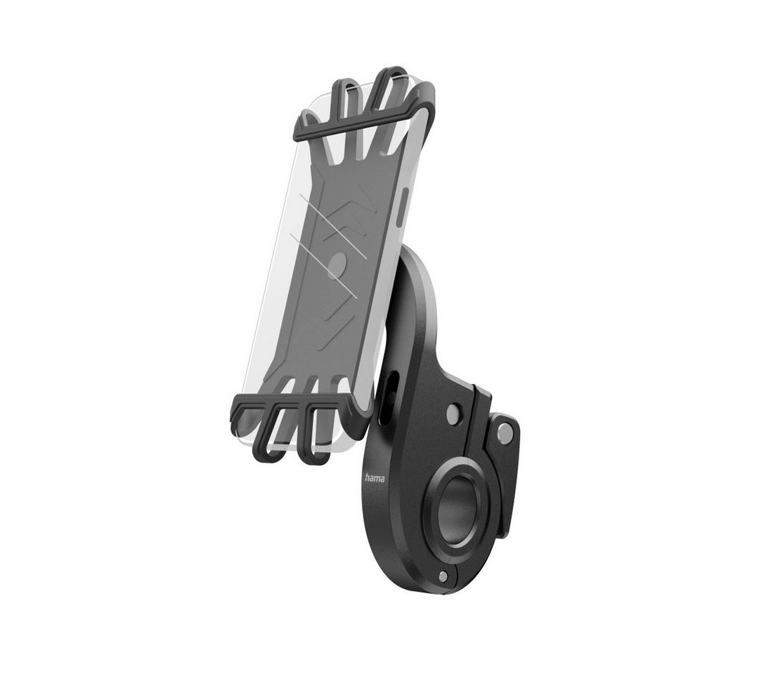 Hama Handyhalterung für E-Bike, Silikon, stabiler Halt, drehbar, universal Smartphone-Halterung, (für Displaygröße 7-8 x 15-17 cm, einfache Montage, rutschfest, schmal) von Hama