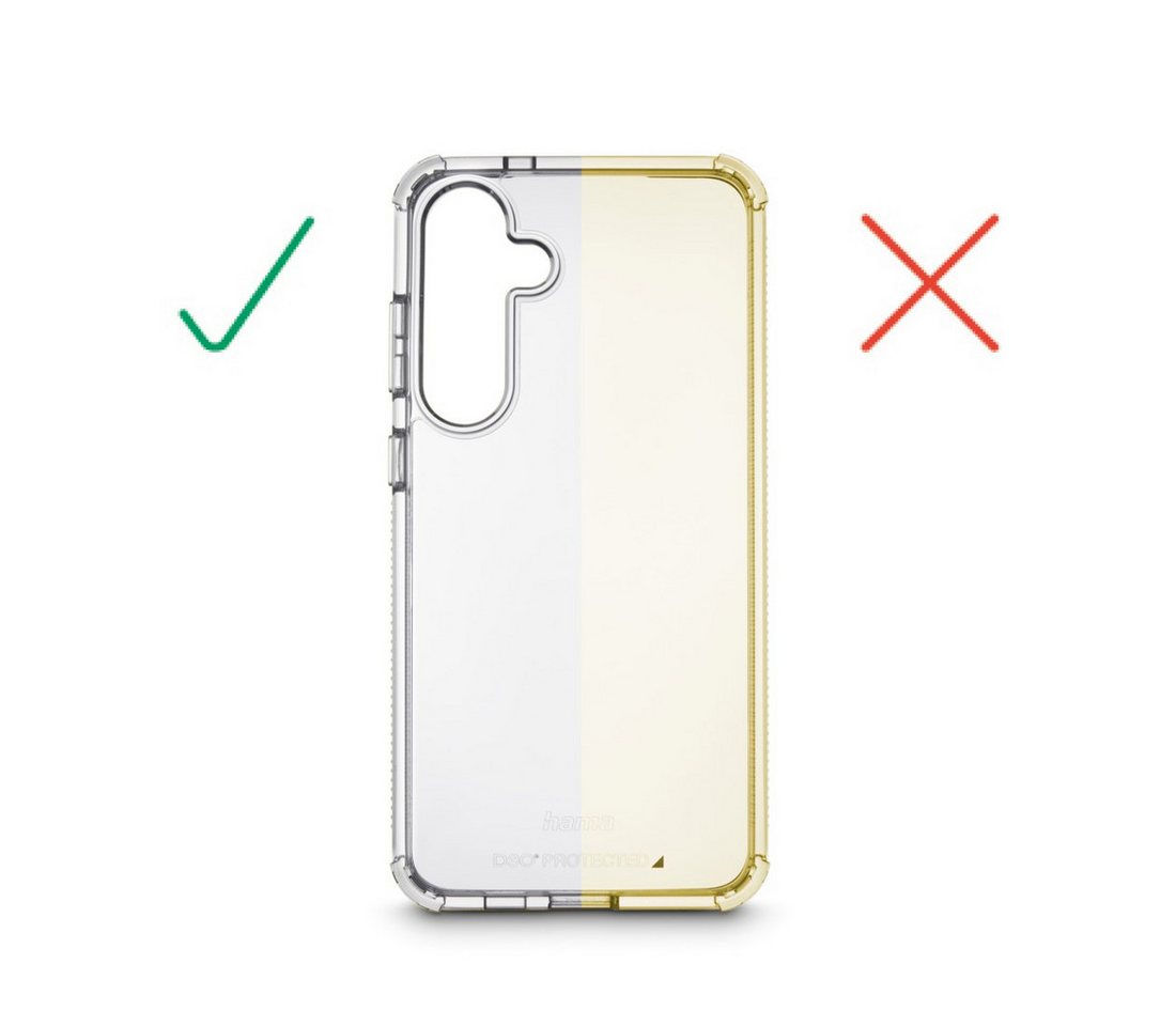 Hama Handyhülle Handyhülle „Extreme Protect“ für Galaxy S24 FE (stoßfest, sturzsicher), ohne schnelles Vergilben von Hama