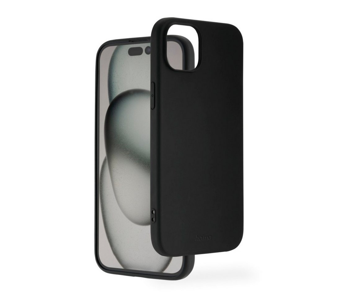 Hama Handyhülle Handyhülle "Fantastic Feel" für Apple iPhone 15, Schwarz, Kratzschutz und bezogene Seitentasten Hama Handyhülle Handyhülle "Fantastic Feel" für Apple iPhone 15, Schwarz, Kratzschutz und bezogene Seitentasten von Hama