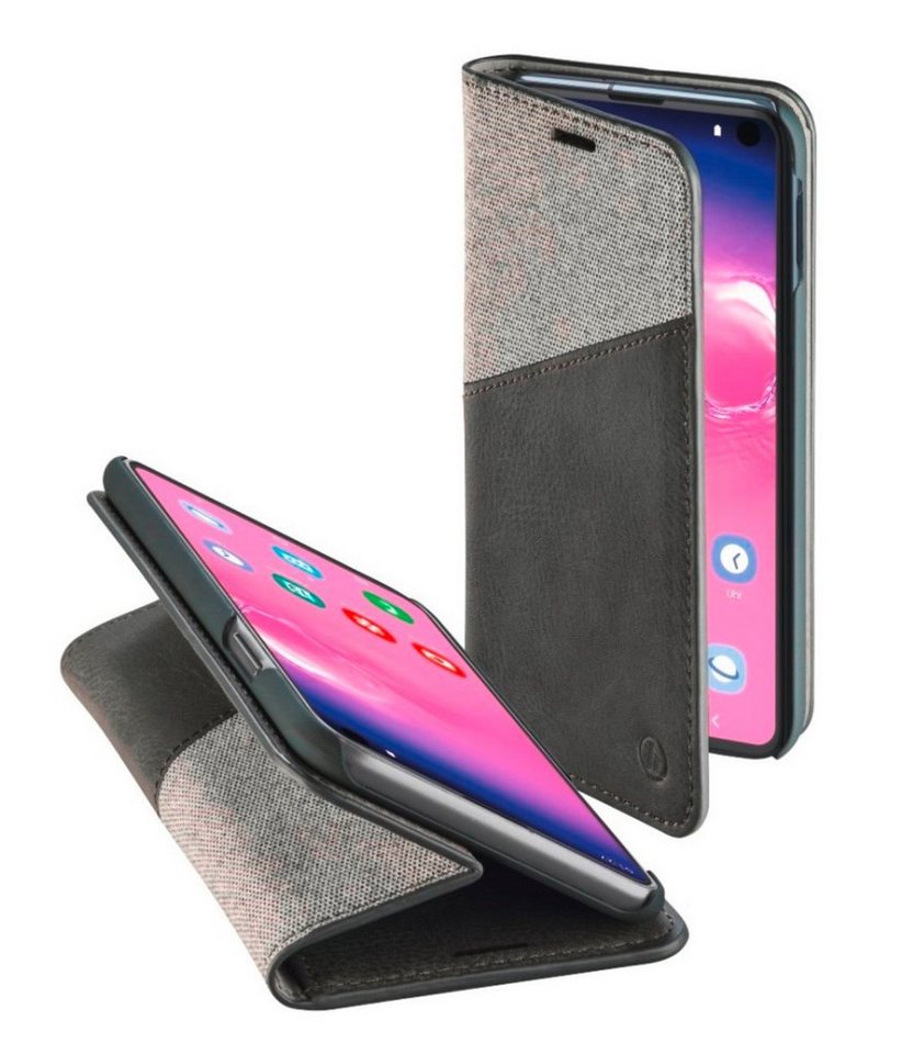 Hama Handyhülle Prime Line Booklet Gentle für Samsung Galaxy S10e, 360° Schutz Magnet-Verschluss Stand-Funktion für Samsung Galaxy S10e von Hama