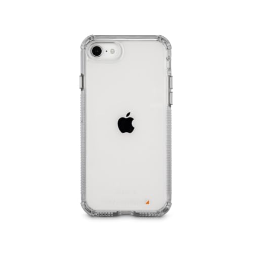 Hama Handyhülle für Apple iPhone 7/8/SE 2020/SE 2022 (Bumper D3O-lizenziert, stoßfest, sturzsicher und bruchsicher, durchsichtige iPhone Hülle ohne Vergilben, Case für induktives Laden) transparent von Hama