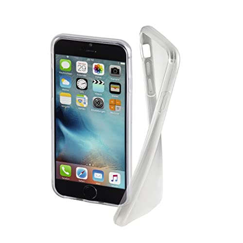 Hama Handyhülle für Apple iPhone SE 2022, iPhone SE 2020, iPhone 7/8 „Crystal Clear“ (durchsichtige Hülle, Flexible Schutzhülle, Handyschutz mit Anti-Rutsch-Oberfläche) transparent von Hama