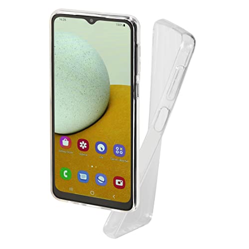 Hama Handyhülle für Samsung Galaxy A13 5G oder A04s „Crystal Clear“ (durchsichtige Samsung A13 Hülle aus TPU, Flexible Schutzhülle, Handyschutz mit Anti-Rutsch-Oberfläche) transparent von Hama