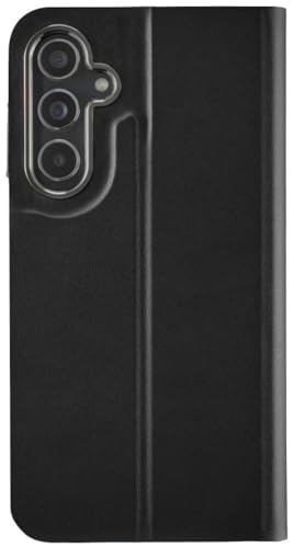 Hama Handyhülle für Samsung Galaxy A15/A15 5G (Handytasche, Etui mit Kartenfach, Kunstleder, Metallelemente, Standfunktion, extra Schutz von Display und Kamera, Magnet, recycelt) schwarz von Hama