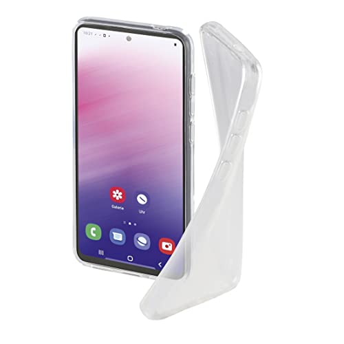 Hama Handyhülle für Samsung Galaxy A53 5G „Crystal Clear“ (durchsichtige Samsung A53 Hülle aus TPU, Flexible Schutzhülle, Handyschutz mit Anti-Rutsch-Oberfläche) transparent von Hama