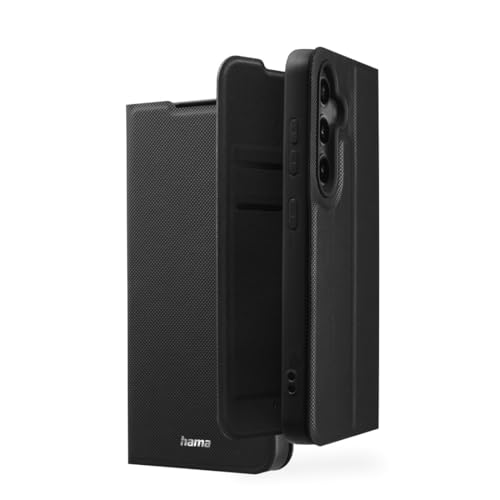 Hama Handyhülle für Samsung Galaxy S24 (Handytasche, Etui mit Kartenfach, Standfunktion, zum Aufstellen, extra Schutz von Display und Kamera, Magnet, Klapphülle, weich) schwarz von Hama