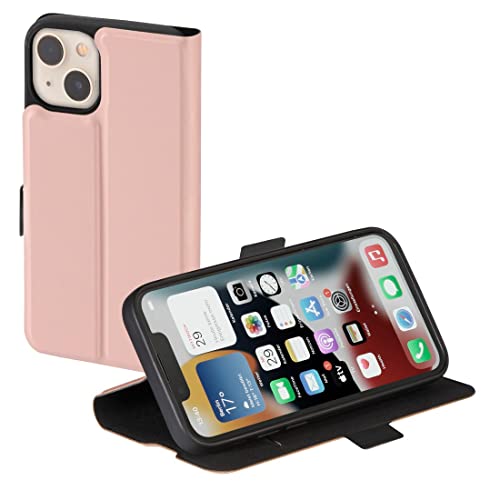 Hama Handytasche für Apple iPhone 14 (Schutzhülle mit Kartenfach, klappbare iPhone 14 Hülle mit Magnetverschluss und Standfunktion) rosa von Hama