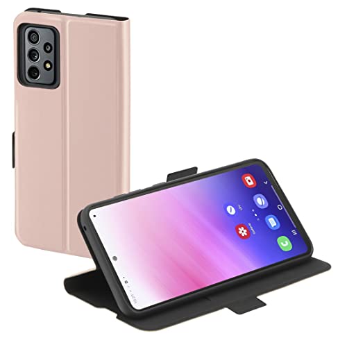 Hama Handytasche für Samsung Galaxy A53 5G (Schutzhülle mit Kartenfach, klappbare Samsung A53 Hülle mit Magnetverschluss und Standfunktion) rosa von Hama